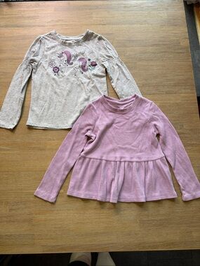 Garanimals + Jumping Beans | 4T/5T Girls Long Sleeve Tops